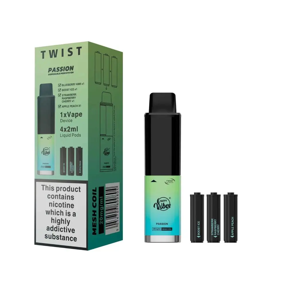 Passion Happy Vibes Twist 2400 Disposable Vape 